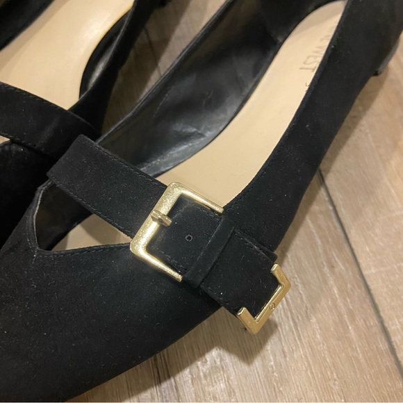 Nine West black flats size 8 - Picture 5 of 7